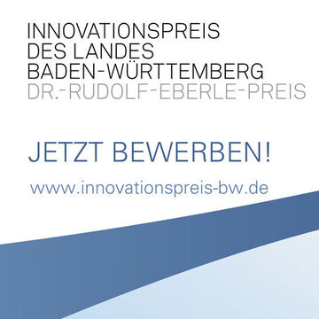 Banner Bewerbung Innovationspreis BW 2021 - Frist 31.05.2021