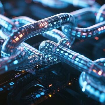 Visualisierung einer Blockchain in Metadaten