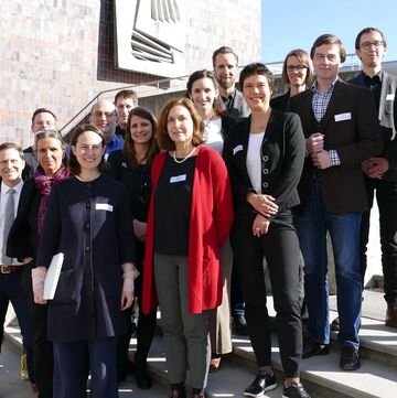 Zum Auftakt des Coachingprogramms „Museen im Wandel“ trafen sich die Teams der geförderten Häuser bei der MFG in Stuttgart; Quelle: MFG BW