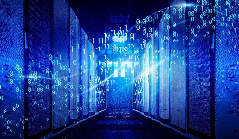 Digitale Datenströme im Rechenzentrum