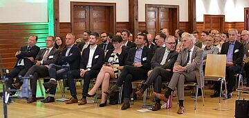 Über 100 Teilnehmer beim WirtschaftsDIALOG 2018 der WFG Nordschwarzwald; Quelle: WFG Nordschwarzwald 