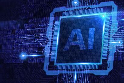 AI Learning and Artificial Intelligence Concept. Business, modern technology, internet and networking concept.