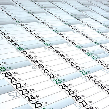 Bild von einem Wandkalender