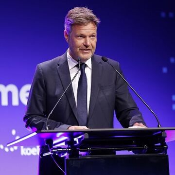 Robert Habeck, Bundesminister für Wirtschaft und Klimaschutz der Bundesrepublik Deutschland hält die Eröffnungsrede der Gamescom 