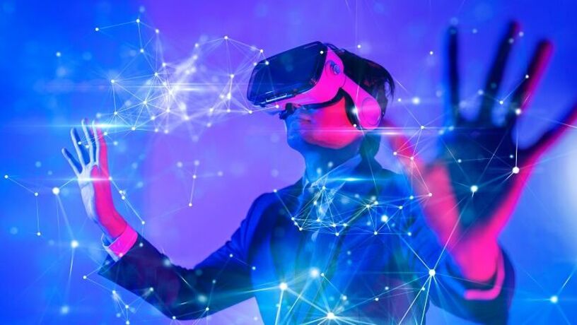 Person mit VR Brille