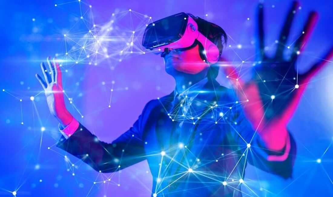 Person mit VR Brille