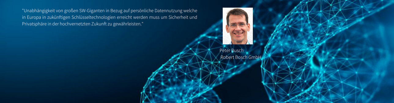 Ein Zitat und ein Bild eines Mannes