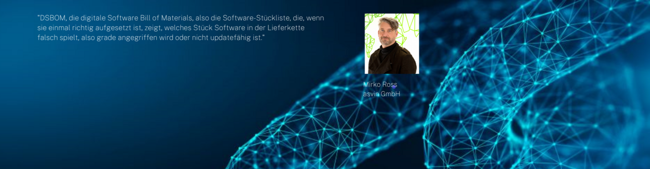 Ein Zitat und ein Bild eines Mannes