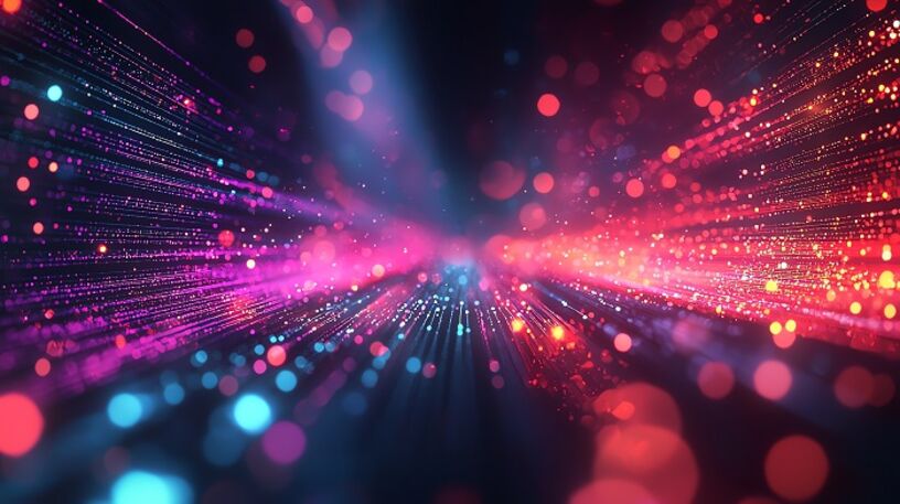 Laserwellenlängen in der Kommunikation, die den Einsatz spezifischer Wellenlängen für eine effiziente Datenübertragung und Glasfaseroptik zeigen