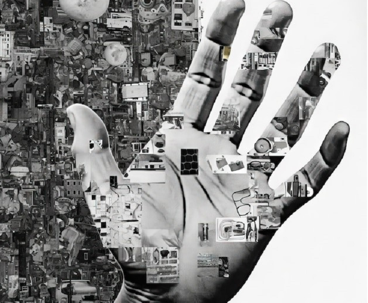 virtuelle Hand im digitalen Zeitalter 