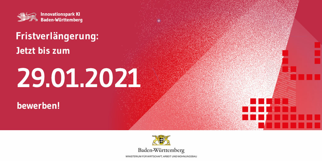 Bild Fristverlängerung: Bewerben Sie sich bis zum 29.01.2020